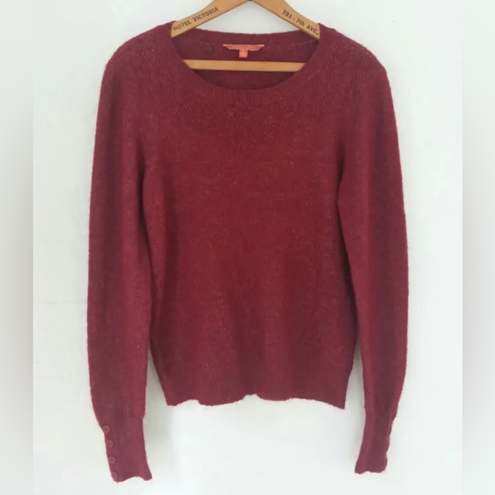 Modcloth Charter School Pullover Sweater in Rose, Small